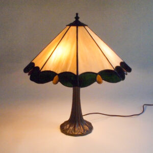 Product Image for  Warm Light Nouveau Lampshade Stained Glass Lamp Karen Wegienek KWDL