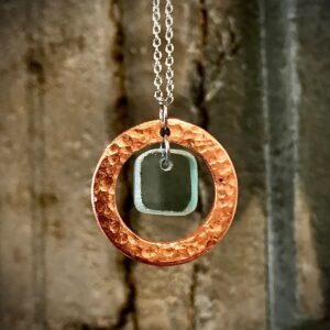 Product Image for  Mend – Restored – Copper & Glass Necklace