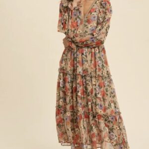 Product Image for  Floral Embellished Long Dress