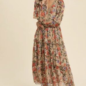 Product Image for  Floral Embellished Long Dress