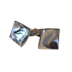 Product Image for  Men’s Tilted Square Stainless Steel Cufflinks