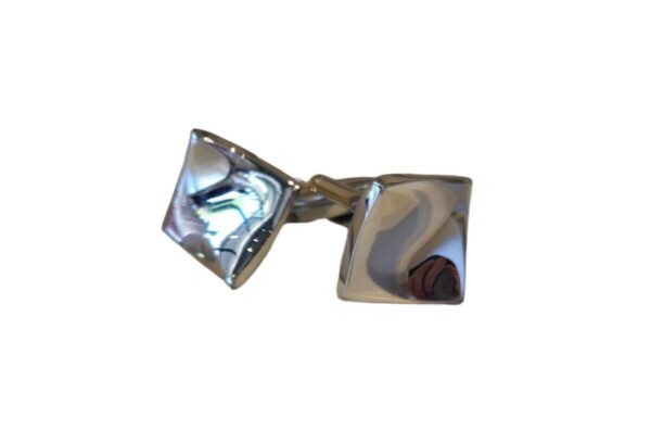 Product Image for  Men’s Tilted Square Stainless Steel Cufflinks