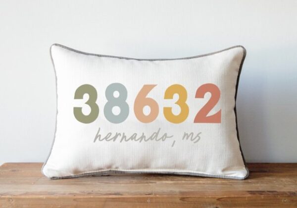 Product Image for  Charming City Zip Code Pillow