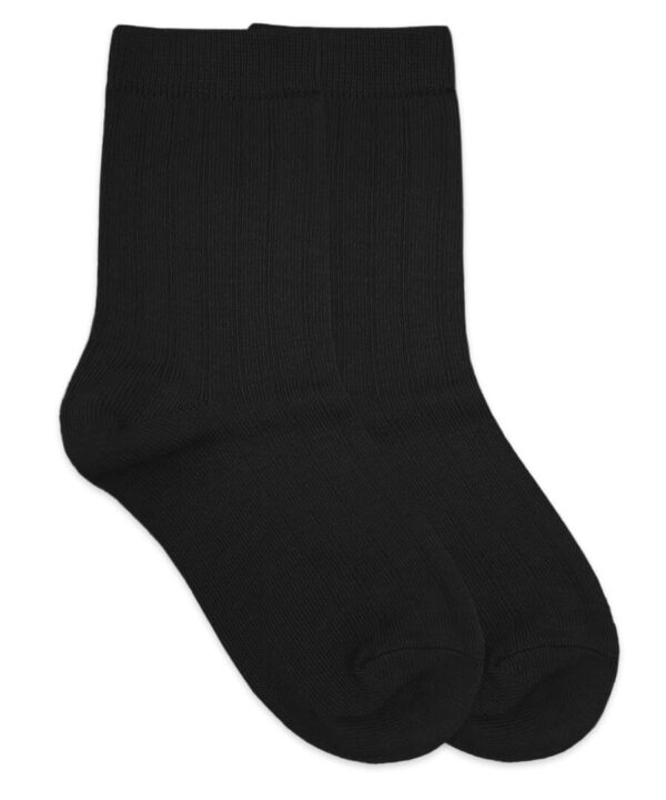 Product Image for  Cotton Rib Crew Socks Black