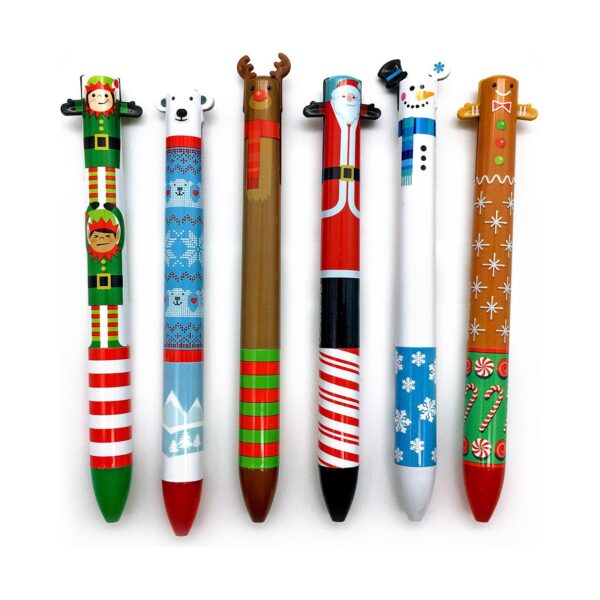 Product Image for  2 Color Click Pens-Holiday