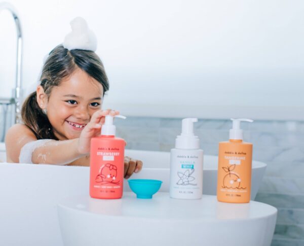 Product Image for  All-Natural Strawberry Shampoo, Body Wash & Bubbles