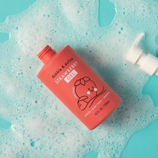 Product Image for  All-Natural Strawberry Shampoo, Body Wash & Bubbles