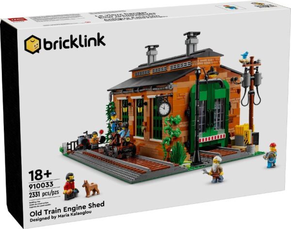 Product Image for  LEGO Bricklink 910033 Old Train Engine Shed