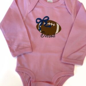 Product Image for  Detroit Bow Football Onesie
