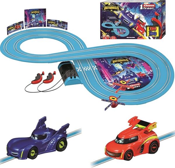 Product Image for  Carrera Batwheels Time for Action Slot Car Set