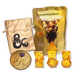 Product Image for  Sirius Dice: D&D Treasure Pack – Acererak’s Treasure – Gold Edition PDQ