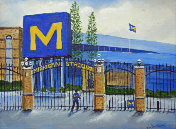 Product Image for  Wolverine Gate, Michigan Stadium, print, Jim Williams,JW4 (1)