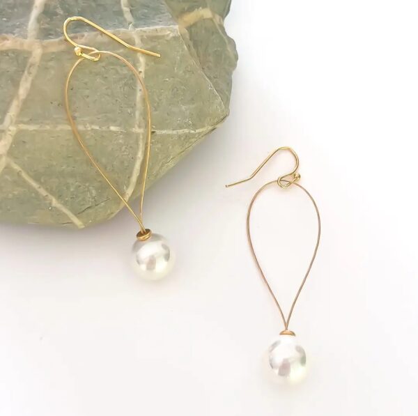 Product Image for  Drop Pearl Earrings- 3 Color Options
