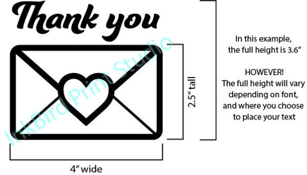 Product Image for  Thank You Decal for Inside Mailbox