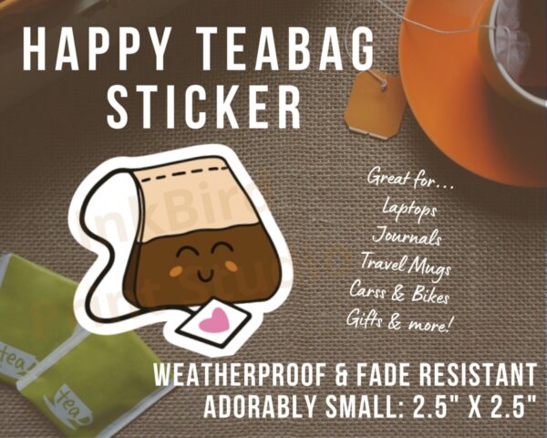 Product Image for  Adorable Happy Tea Sticker