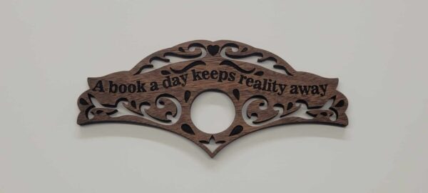 Product Image for  Laser Cut Wood Book Holder