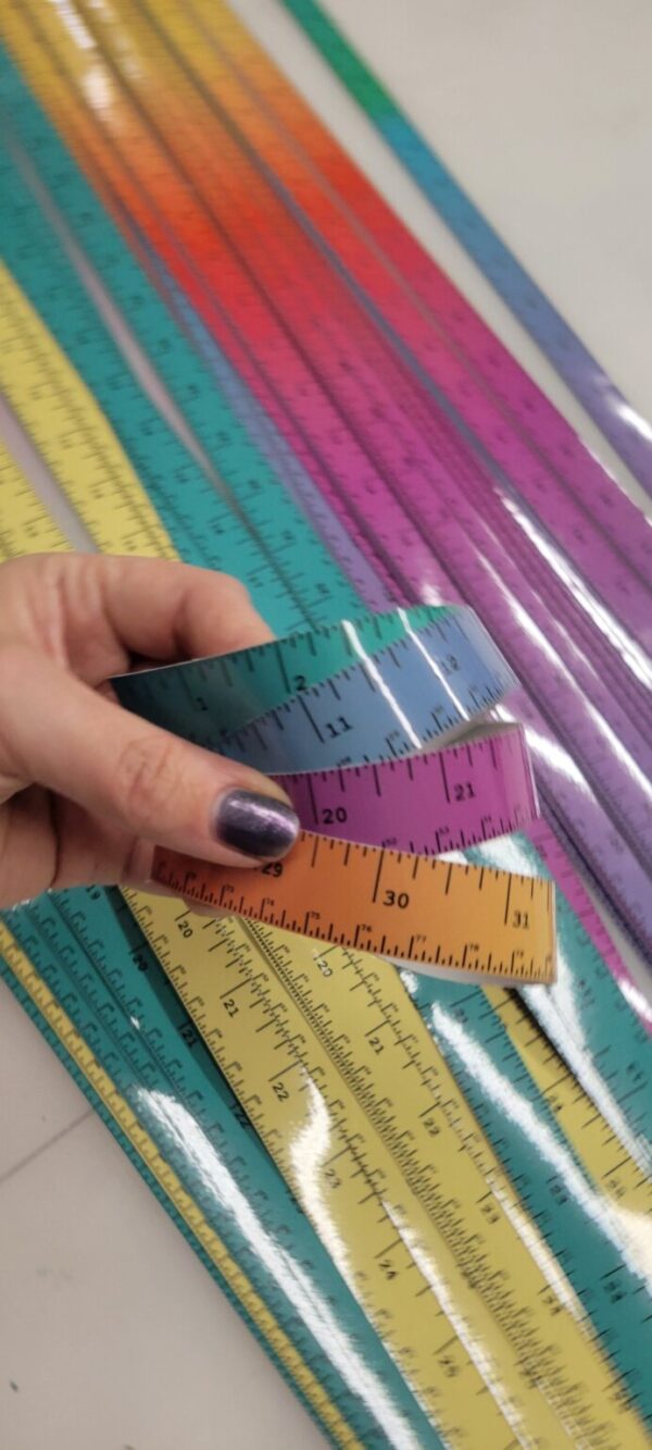 Product Image for  Adhesive Vinyl Ruler for Worktables, tool boxes, tackle boxes, and more!