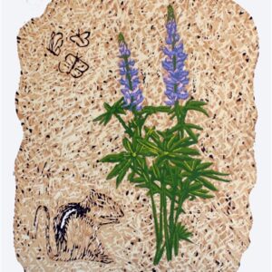 Product Image for  “Lupine” Woodcut by Ben Bohnsack
