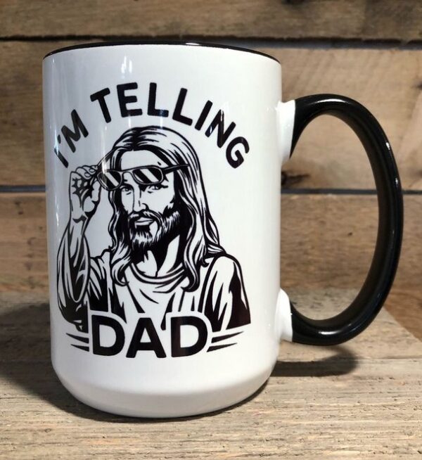 Product Image for  15 oz. Ceramic Mug – I’m Telling Dad