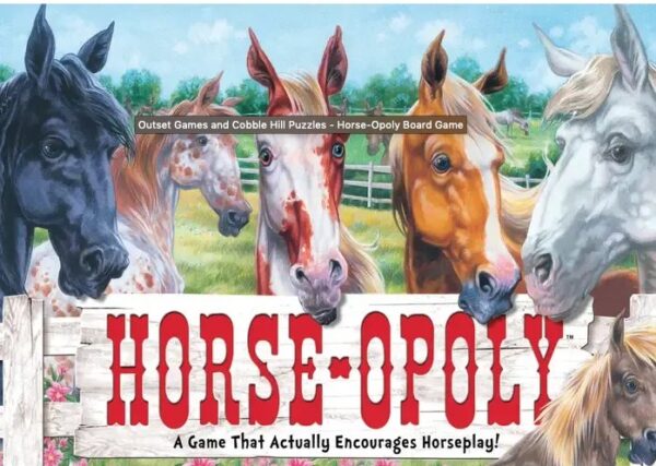 Product Image for  Horse-Opoly Board Game