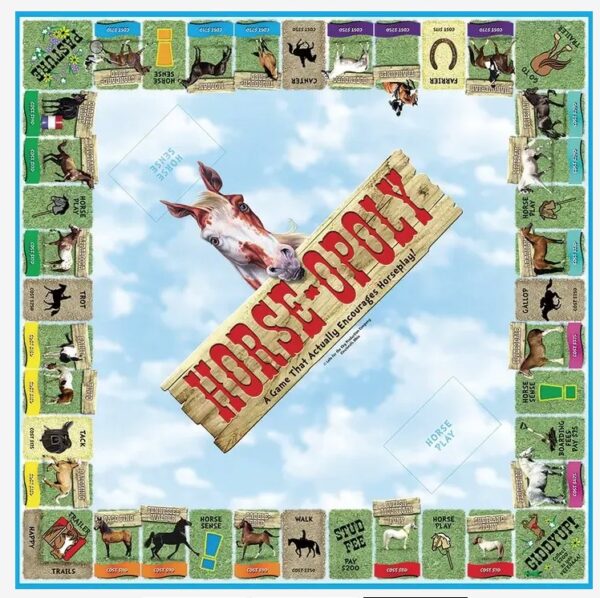 Product Image for  Horse-Opoly Board Game