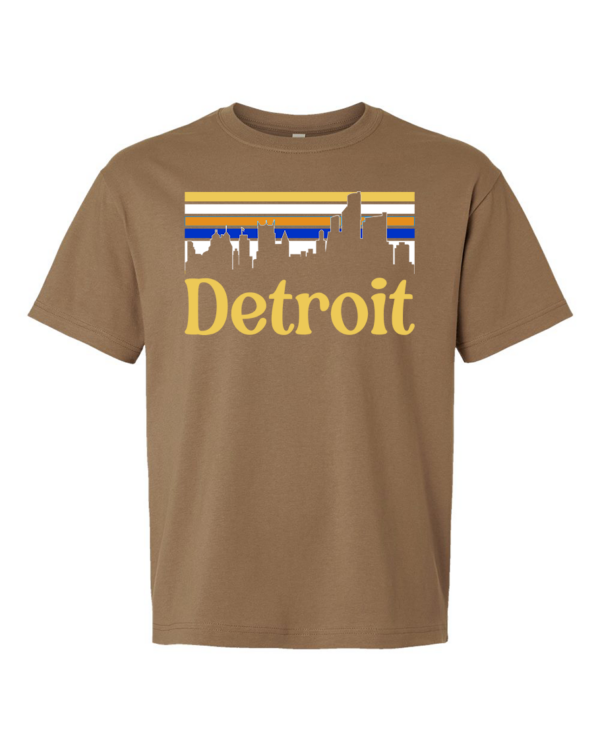 Product Image for  Retro Skyline Detroit T-shirt
