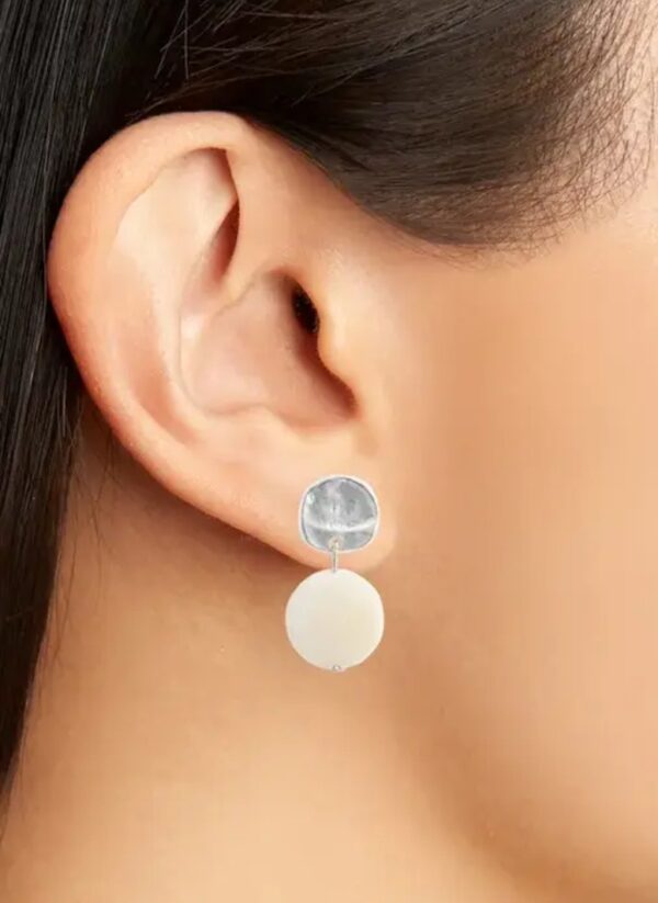 Product Image for  Coin Freshwater Pearl Earrings- 2 finishes available