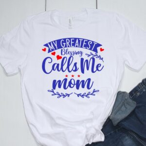 Product Image for  My Greatest Blessing(s) Call Me Mom Tee