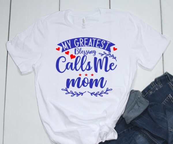 Product Image for  My Greatest Blessing(s) Call Me Mom Tee