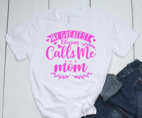 Product Image for  My Greatest Blessing(s) Call Me Mom Tee