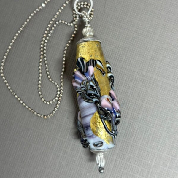 Product Image for  Pink Floral, Glass Pendant, Cyndi Ernst, CE25438