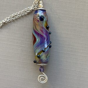 Product Image for  Silver Glow Necklace, Glass/Sterling, Cyndi Ernst, CE1249