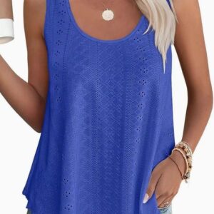 Product Image for  Loose Fit Round Neck Sleeveless Vest Top