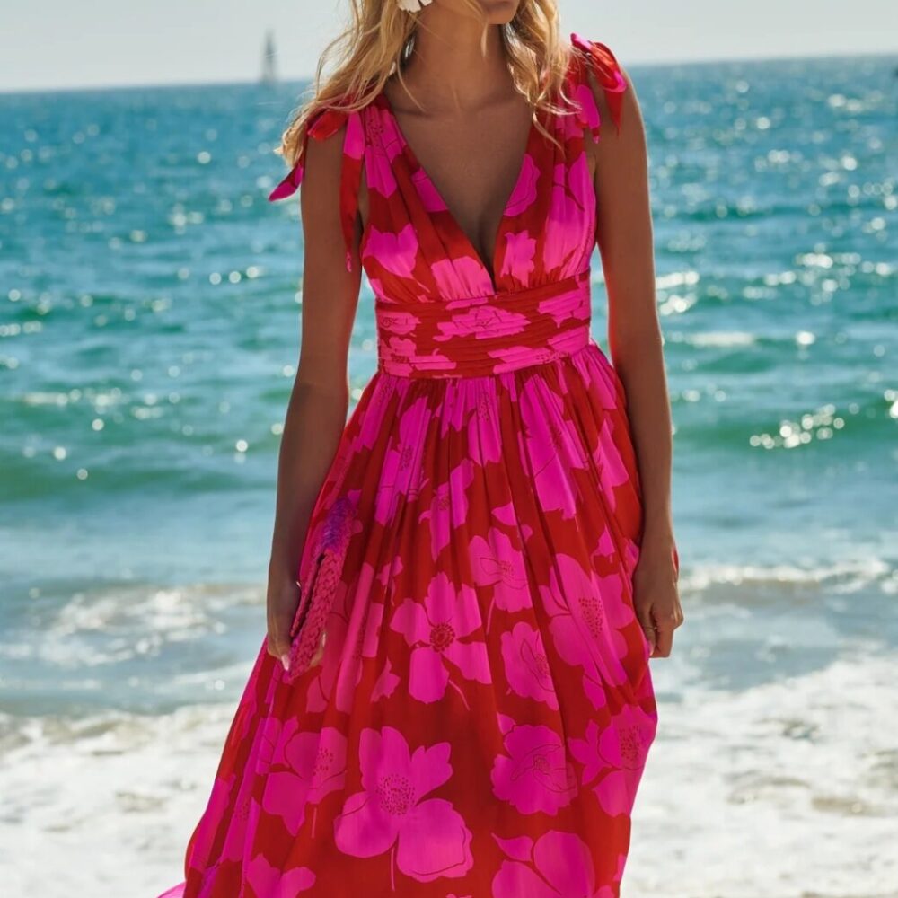 Caribbean Crush Descanso Maxi Dress