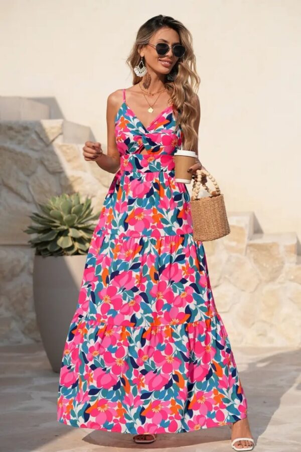 Product Image for  Floral Twisted Tiered Maxi Dress