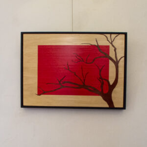 Product Image for  Red Square Tree, Marquetry, Dennis McCarty, GA24