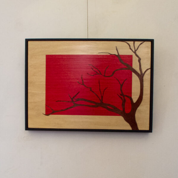 Product Image for  Red Square Tree, Marquetry, Dennis McCarty, GA24