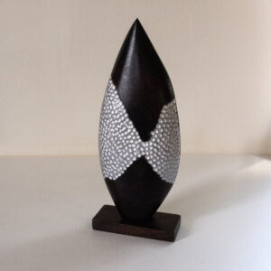 Product Image for  Dimpled Almond, Wood Sculpture, Dennis McCarty, GA25