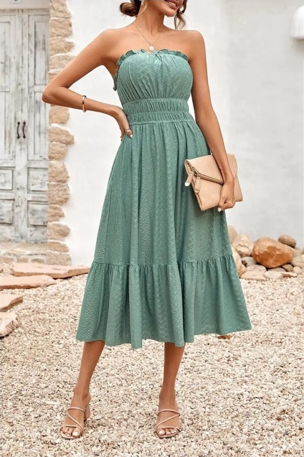 Product Image for  Eyelet Lace Strapless Dress