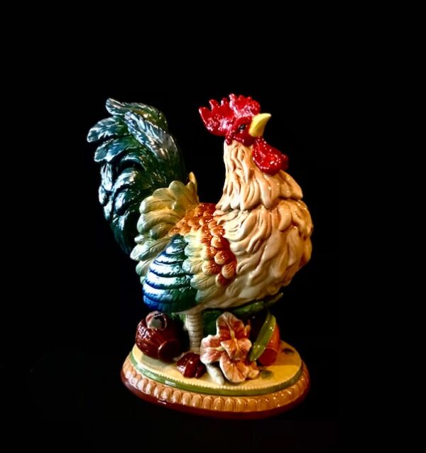 Product Image for  Vintage Mediterranean Rooster Centerpiece – Fitz & Floyd