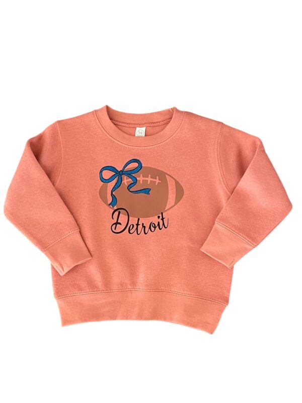 Product Image for  Lions Bow Football Crewneck Sweatshirt