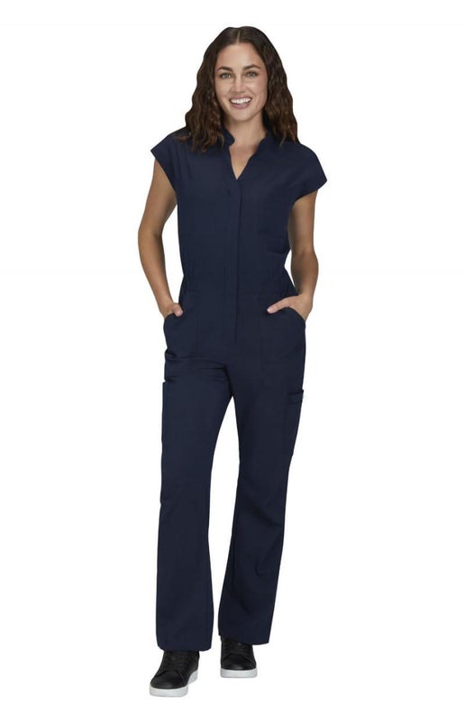 Downloaded from Shopify for use with Vendor ID (893) and Product ID (8970834706654). Product Image for KOI Women’s Anja Jumpsuit – Healthcare Medical Scrubs