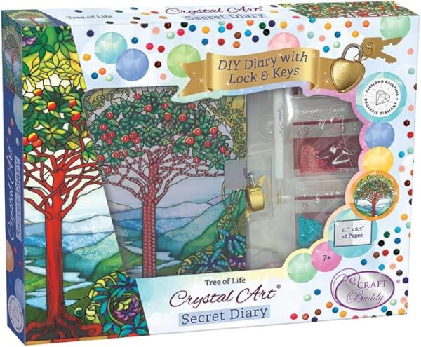 Product Image for  DIY Crystal Art Tree of Life Diary