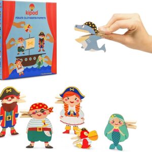 Product Image for  Clothespin Puppets Pirates
