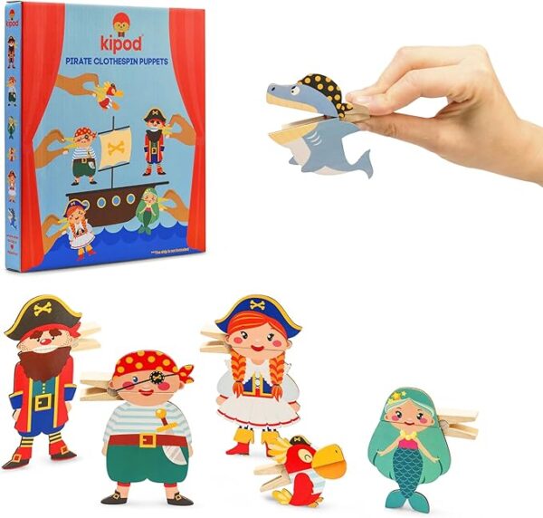 Product Image for  Clothespin Puppets Pirates