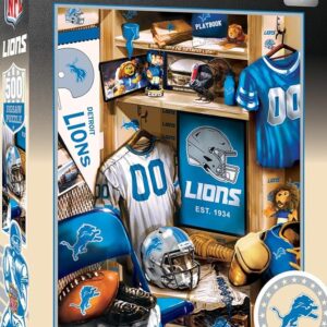 Product Image for  Detroit Lions Locker Room 500 Piece Puzzle