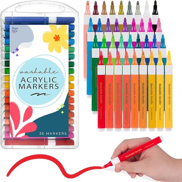 Product Image for  Magic Stix Washable Acrylic Markers