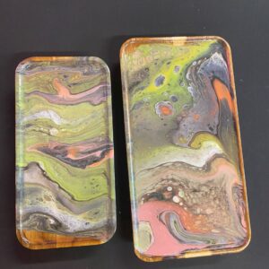 Product Image for Hand-Painted Wood Trays That Work Double Duty