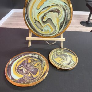 Product Image for Serve Artfully with Custom Resin-Coated Wood Platters