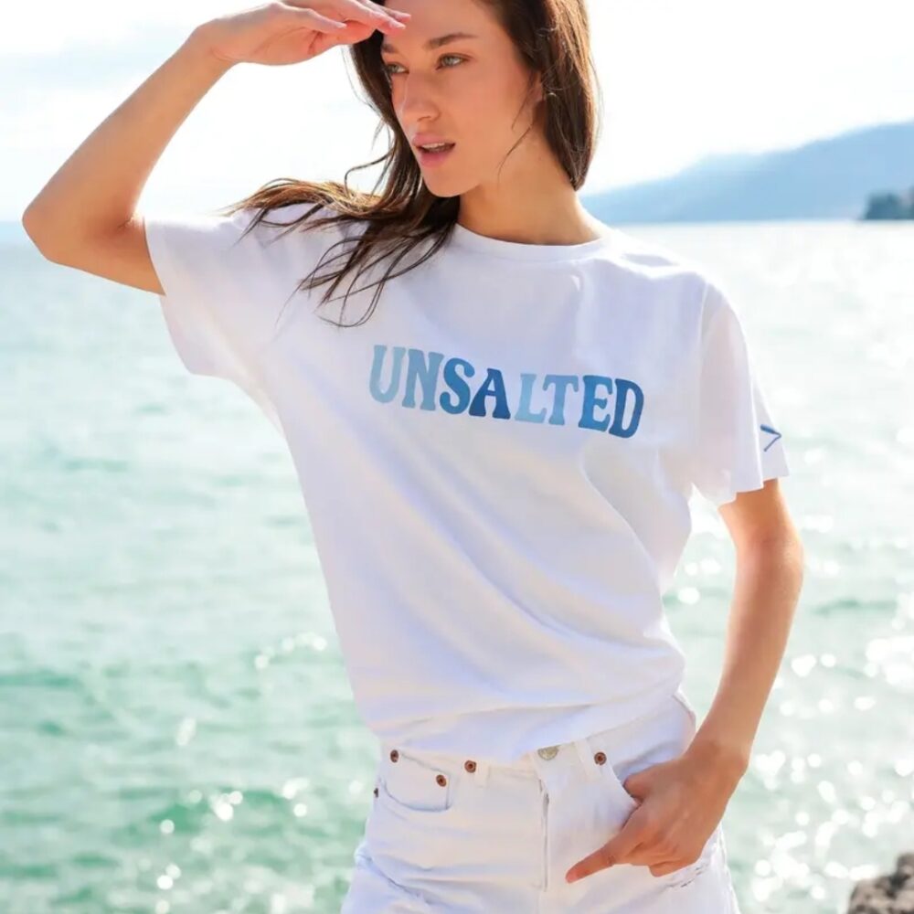 Unsalted T-Shirt with Embroidery Details